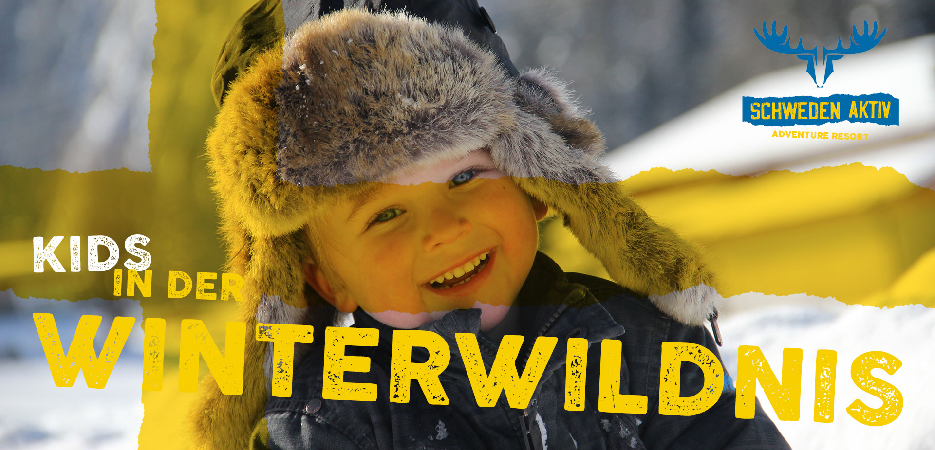 Header Kids in der Wildnis Wintermärchen