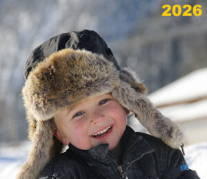 kids in der wildnis winter