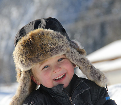 Wintermärchen - Kids in der Wildnis